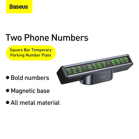 Bảng Số Điện Thoại Trên Xe Ôtô Baseus