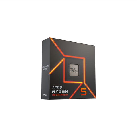 CPU AMD Ryzen 5 7600X / 4.7 GHz Boost 5.3 GHz / 6 Core 12 Thread / 38MB / AM5