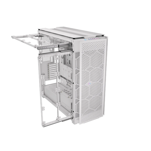 Vỏ máy tính Corsair iCUE LINK 9000D AIRFLOW TG Super-Tower, White CC-9011274-WW