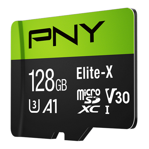 Thẻ nhớ MicroSD PNY Elite-X 128GB ,Class 10, UHS-I, U3,Transfer speed up to 100MB/s P-SDU128U3WX-GE