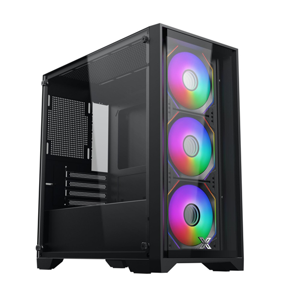 Case XIGMATEK NYX III 3GF EN44700 - GAMING M-ATX, KÈM 03 FAN XIGMATEK G20F