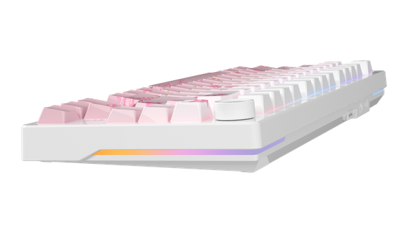 Bàn phím cơ không dây DAREU EK75 PRO – Sakura Pink (Triple Mode, Gasket Mount, RGB)