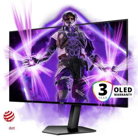 Màn hình AOC AGON Pro Gaming AG276QZD2/74 26.5 inch, QHD, QD-OLED, 240Hz, 1.07B, 0.03ms (GTG)