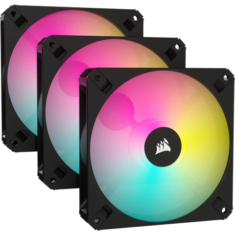 Bộ 3 quạt máy tính Corsair AR120 Black, 120mm iCUE RGB Fan CO-9050167-WW