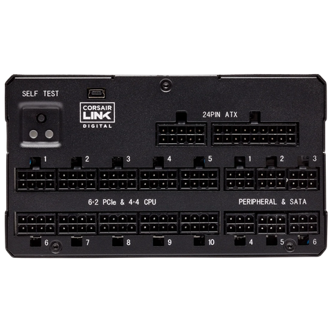 Nguồn máy tính Corsair AX1600i 80 Plus Titanium - Full Modul - Corsair Link - iCUE CP-9020087-NA