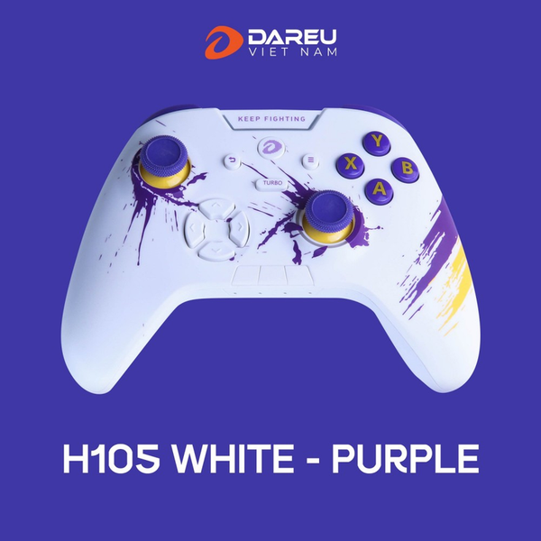 Tay cầm chơi game DAREU H105 (TRIPLE MODE: USB cable+2.4G+Bluetooth)