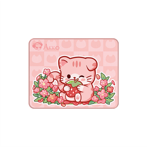 Bàn di AKKO Cat Theme Mousepad - Pink ANGIE (Desk Size) 360*280mm