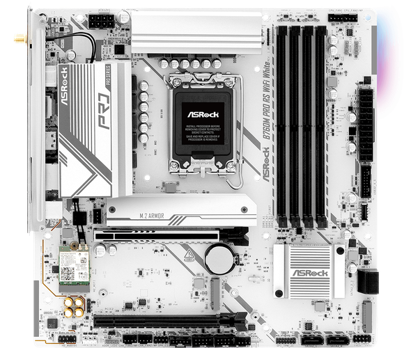 Mainboard ASRock B760M Pro RS Wifi White DDR5 LGA1700