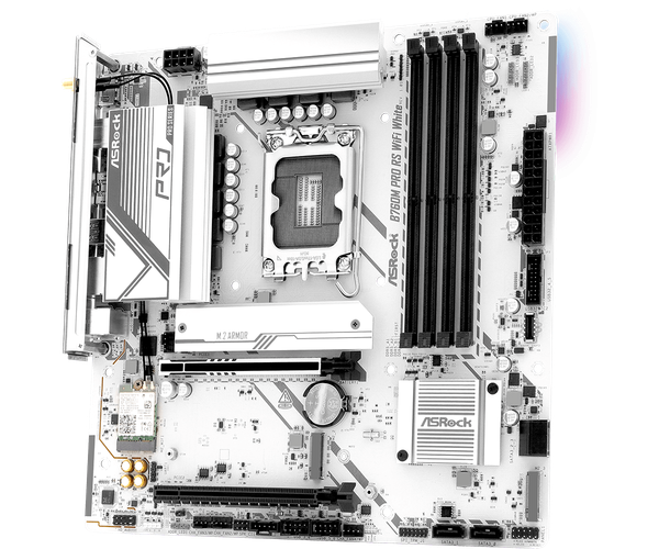 Mainboard ASRock B760M Pro RS Wifi White DDR5 LGA1700