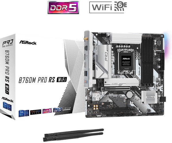Mainboard ASRock B760M Pro RS Wifi DDR5 LGA1700