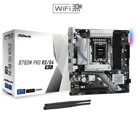 Mainboard ASRock B760M PRO RS/D4 WIFI DDR4 LGA1700