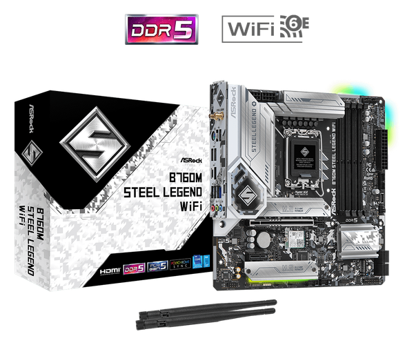 Mainboard ASRock B760M Steel Legend Wifi DDR5 LGA1700