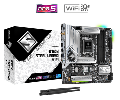Mainboard ASRock B760M Steel Legend Wifi DDR5 LGA1700