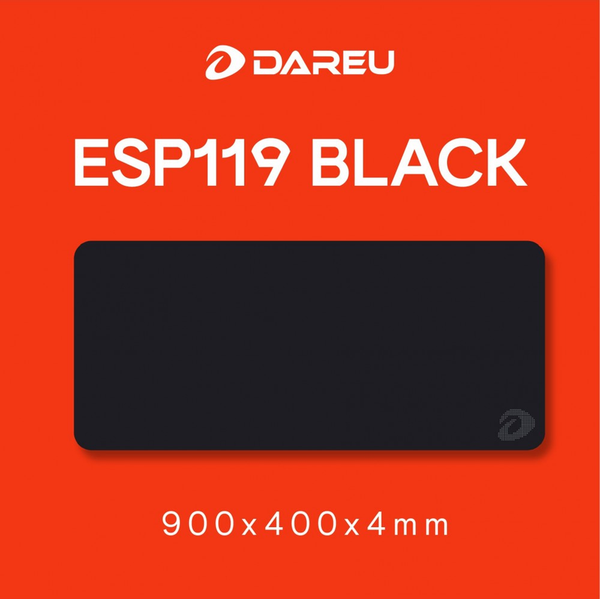 Bàn di chuột DAREU ESP119 BLACK (Grey logo) 900*400*4mm