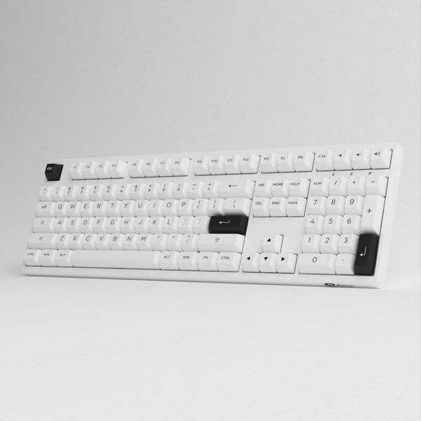 Bàn phím cơ AKKO 3108 RF Black on White (Dual-mode / AKKO sw v3)