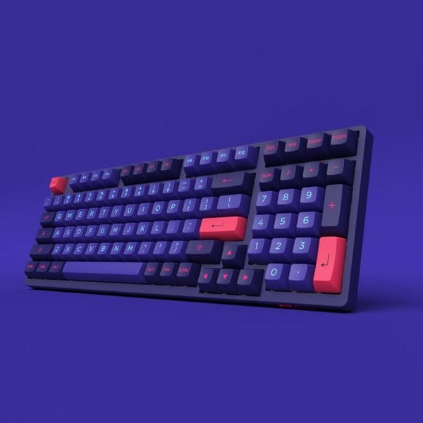 Bàn phím cơ AKKO 3098 NEON (PBT Double Shot/Rainbow LED/ASA profile)