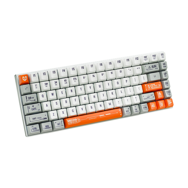 Bàn phím Rapoo không dây V700-8A White Orange/Black