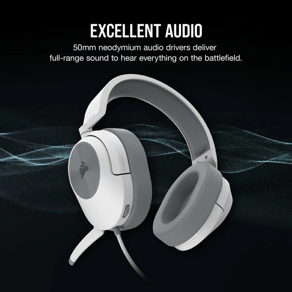 Tai nghe Corsair HS55 Stereo White CA-9011261-AP