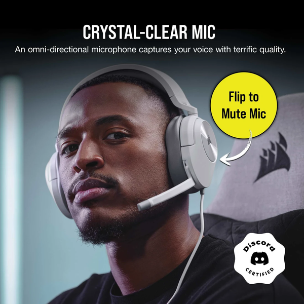Tai nghe Corsair HS55 Stereo White CA-9011261-AP
