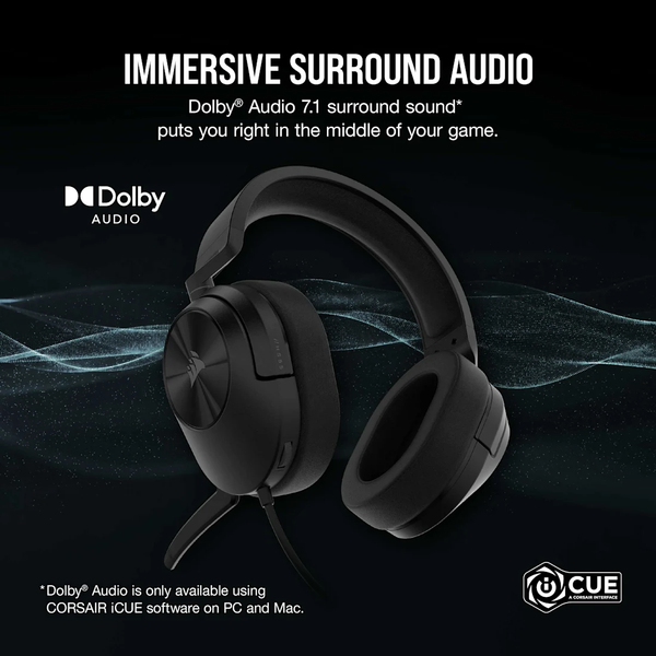 Tai nghe Corsair HS55 Surround Carbon CA-9011265-AP