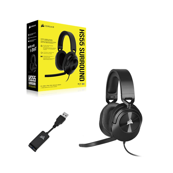 Tai nghe Corsair HS55 Surround Carbon CA-9011265-AP