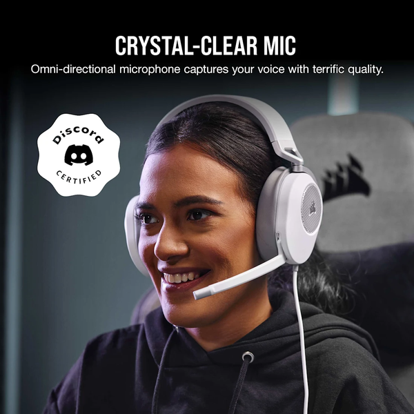 Tai nghe Corsair HS65 Surround White CA-9011271-AP