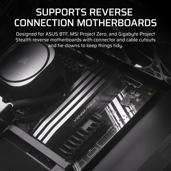 Vỏ máy tính Corsair FRAME 4000D Mid-Tower, Black CC-9011290-WW