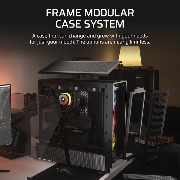 Vỏ máy tính Corsair FRAME 4000D RS ARGB Mid-Tower, Black CC-9011296-WW