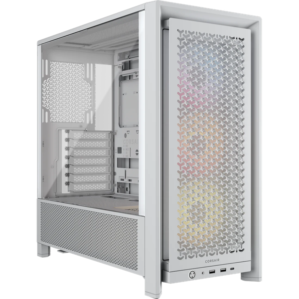 Vỏ máy tính Corsair FRAME 4000D RS ARGB Mid-Tower, White CC-9011297-WW