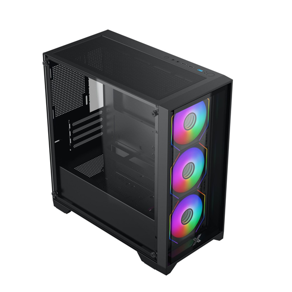 Case XIGMATEK NYX III 3GF EN44700 - GAMING M-ATX, KÈM 03 FAN XIGMATEK G20F