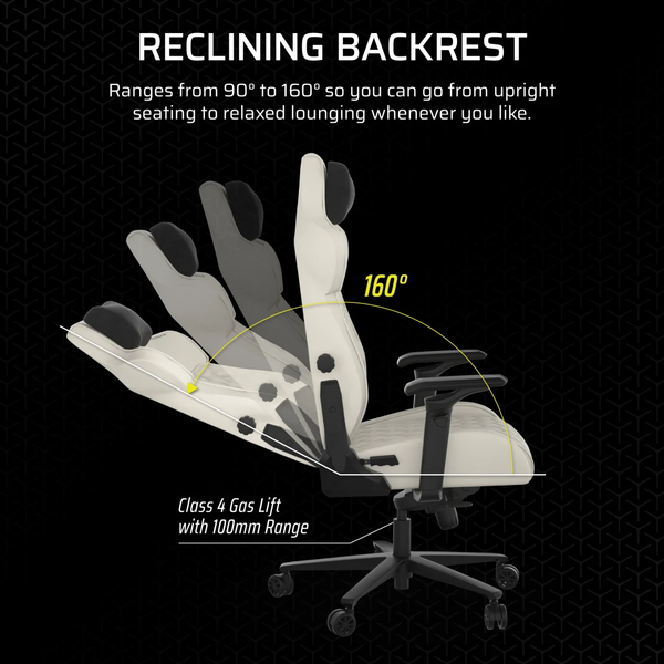 Ghế Gaming Corsair TC500 LUXE Frost CF-9010067-WW