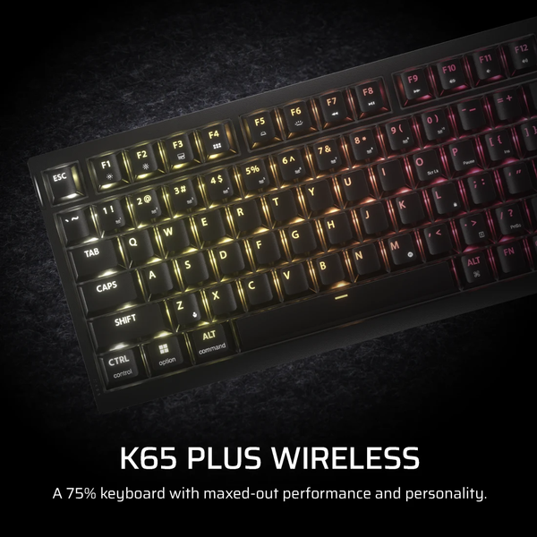Bàn phím không dây Corsair K65 PLUS Tactile RGB CH-91D441F-NA