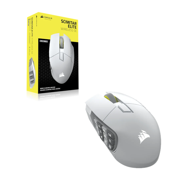 Chuột không dây Corsair SCIMITAR ELITE SE White CH-9314011-AP