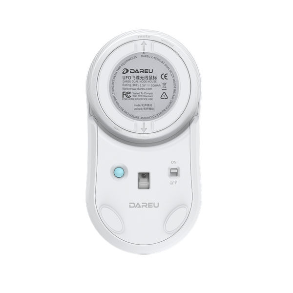 Chuột không dây DAREU LM166D (UFO – Dual Mode: Bluetooth + 2.4G)