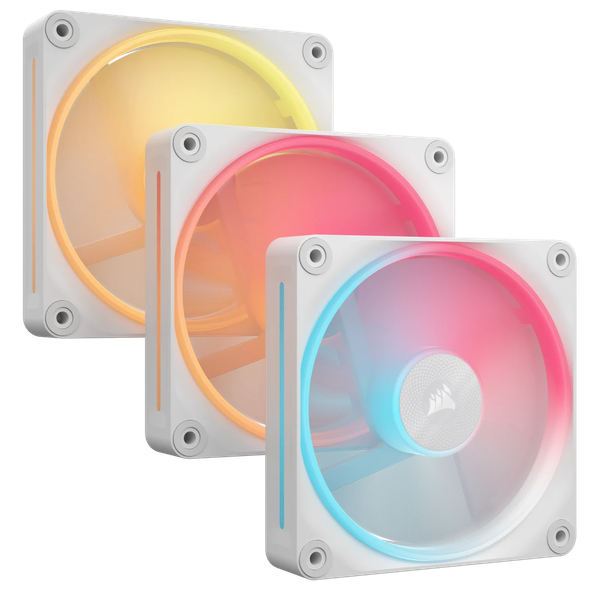 Bộ 3 quạt máy tính Corsair iCUE LINK LX120-R RGB White CO-9051054-WW