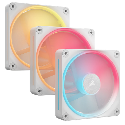 Bộ 3 quạt máy tính Corsair iCUE LINK LX120-R RGB White CO-9051054-WW