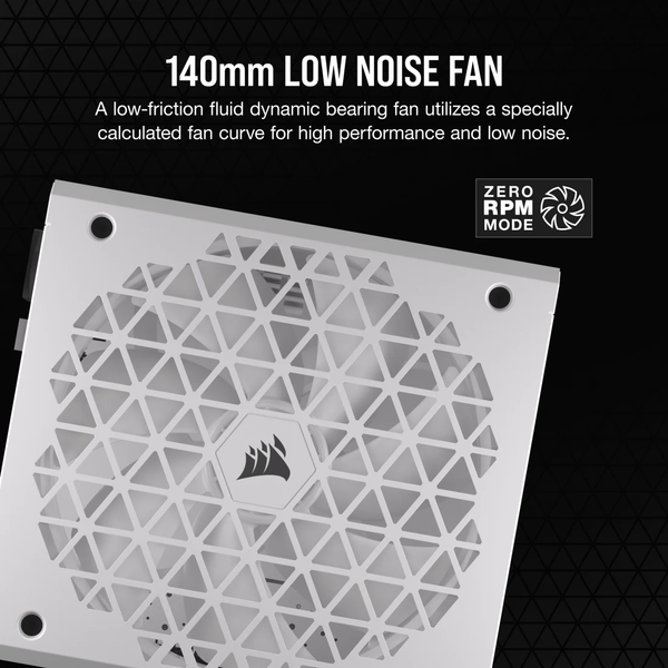 Nguồn máy tính Corsair RM750x Shift White ATX 3.1 & PCIe 5.1 - 80 Plus Gold - Full Modul CP-9020273-NA