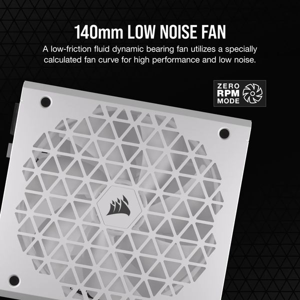 Nguồn máy tính Corsair RM850x Shift White ATX 3.1 & PCIe 5.1 - 80 Plus Gold - Full Modul CP-9020274-NA