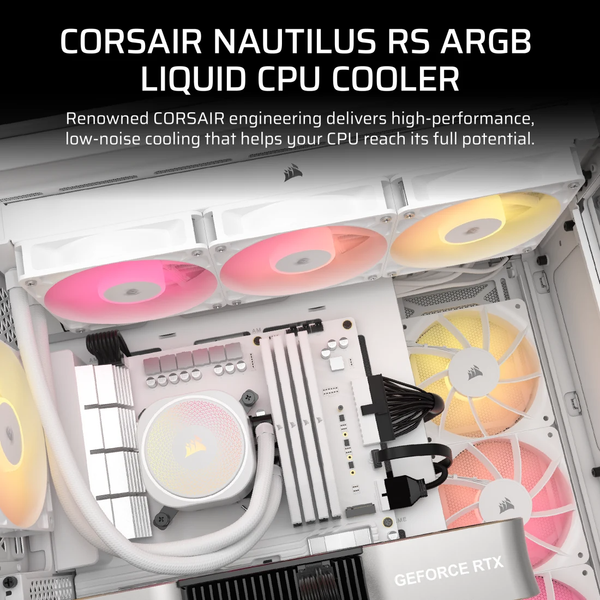 Tản nhiệt nước Corsair NAUTILUS 360 RS ARGB White CW-9060095-WW