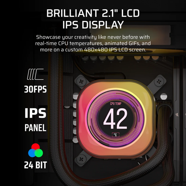 Tản nhiệt nước Corsair iCUE LINK TITAN 360 RX RGB LCD Black CW-9061023-WW