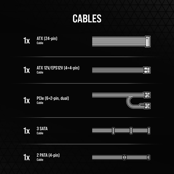 Nguồn máy tính Corsair CX650 80 Plus Bronze CP-9020278-NA