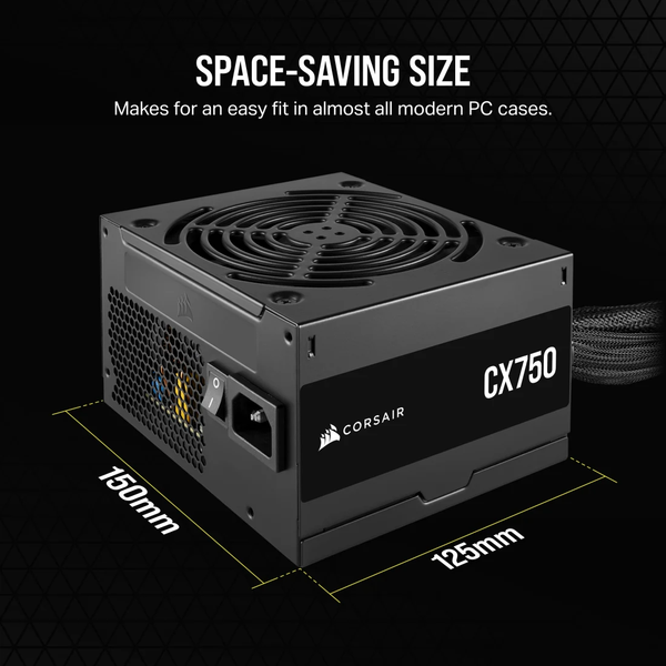 Nguồn máy tính Corsair CX750 80 Plus Bronze CP-9020279-NA