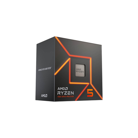 CPU AMD Ryzen 5 7600 / 3.8 GHz Boost 5.1 GHz / 6 Core 12 Thread / 38MB / AM5