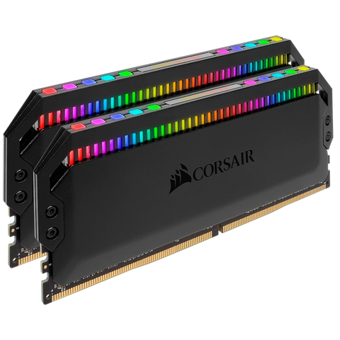 Ram PC Corsair DDR4 3200MHz 16GB 2x8GB CL16 DOMINATOR PLATINUM RGB Black Heatspreader CMT16GX4M2E3200C16