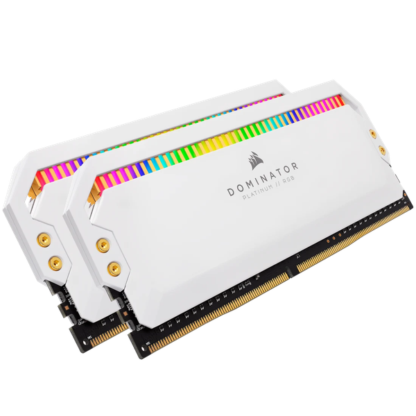 Ram PC Corsair DDR4 3200MHz 16GB 2x8GB CL16 DOMINATOR PLATINUM RGB White Heatspreader CMT16GX4M2C3200C16W