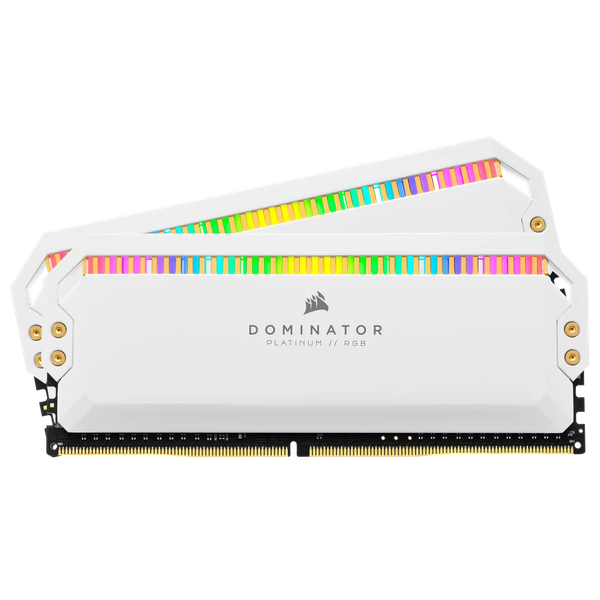 Ram PC Corsair DDR4 3200MHz 16GB 2x8GB CL16 DOMINATOR PLATINUM RGB White Heatspreader CMT16GX4M2C3200C16W