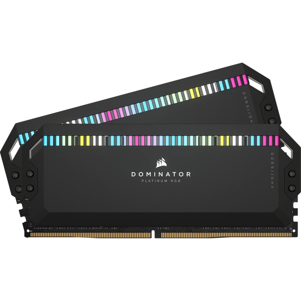 Ram PC Corsair DDR5, 6200MT/s 32GB 2x16GB DOMINATOR PLATINUM RGB Black Heatspreader CMT32GX5M2X6200C36