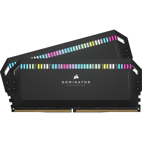 Ram PC Corsair DDR5, 6000MT/s 64GB 2x32GB DOMINATOR PLATINUM RGB Black Heatspreader CMT64GX5M2B6000C40