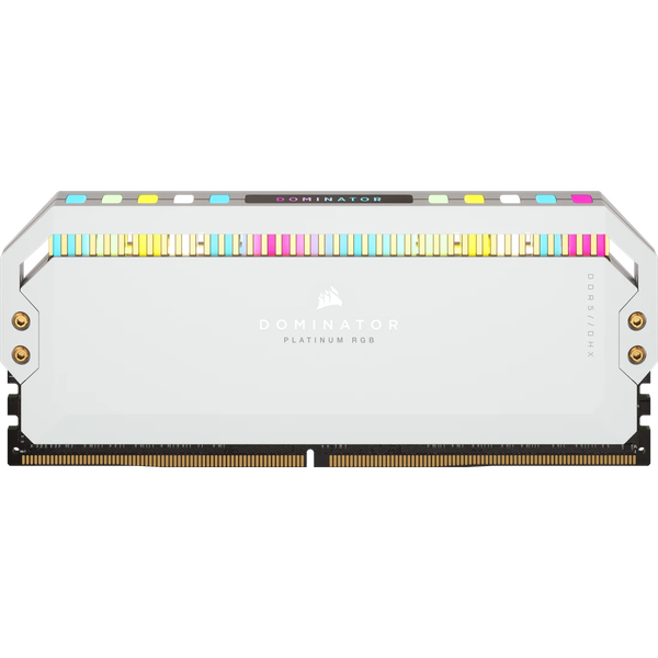 Ram PC Corsair DDR5, 5600MT/s 64GB 2x32GB DOMINATOR PLATINUM RGB White Heatspreader CMT64GX5M2B5600C40W