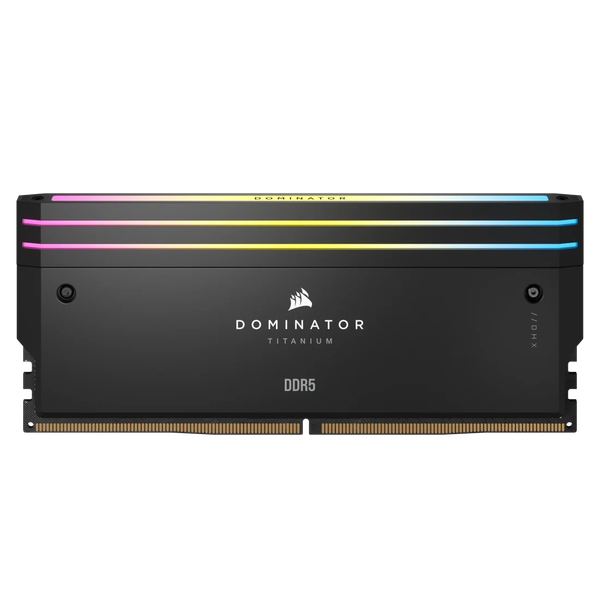 Ram PC Corsair DDR5 6600MT/s 96GB 2x48GB XMP 3.0 DOMINATOR TITANIUM Black Heatspreader CMP96GX5M2B6600C32